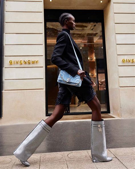 givenchy shark boots outfit|givenchy denim shark boots.